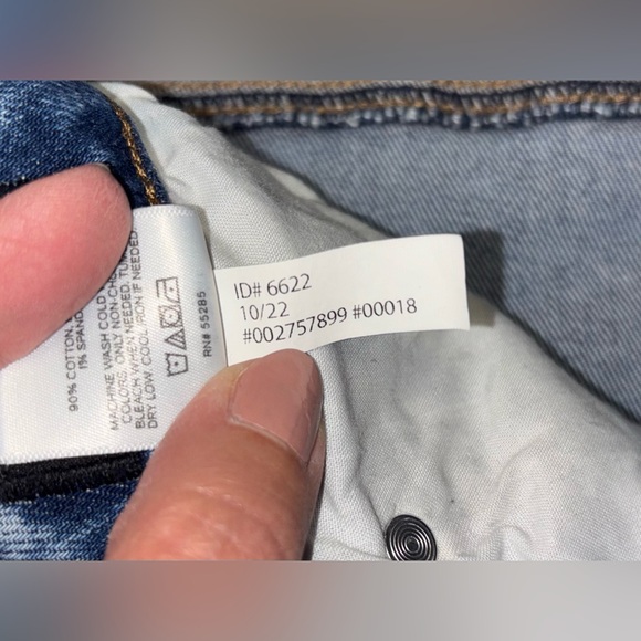 Express Straight Jeans Size 33x34 - Picture 4 of 11